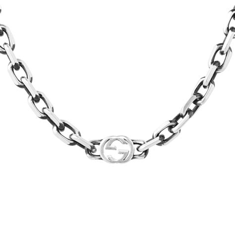 gucci jackie silver|gucci silver necklace uk.